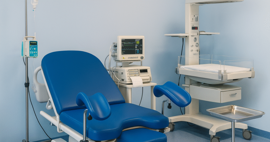 Equiment in Labour room